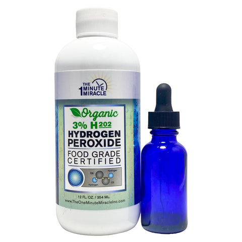 3% Food Grade H2O2 - 12 oz Bottle