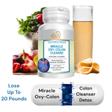 Oxy-Colon Cleanse Colon Cleanse and Detox - 120 Vegetarian Capsules - 1 Bottle