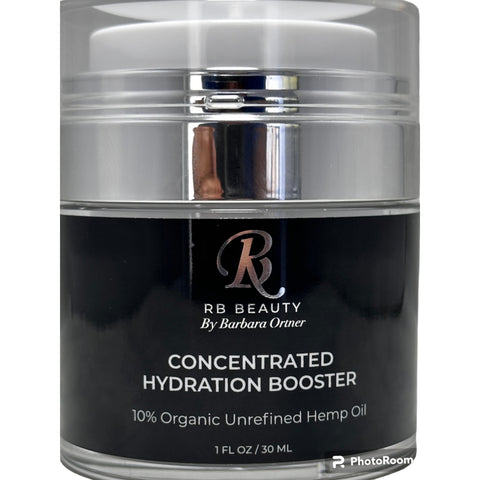 Concentrated Hydration Booster 10% Organic Unfiltered Hemp Oil Cream By RB Beauty