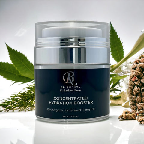 Concentrated Hydration Booster 10% Organic Unfiltered Hemp Oil Cream By RB Beauty