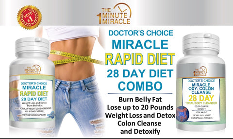 MIRCLE RAPID DIET  28 DAY DIET  COMBO