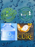 35% Food Grade H2O2 - 16 oz Bottle With 1 oz Glass Blue Cobalt Bottle Dropper - Recommended by: The One Minute Cure Book.