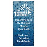 35% Food Grade H2O2 - 16 oz Bottle With 1 oz Glass Blue Cobalt Bottle Dropper - Recommended by: The One Minute Cure Book.
