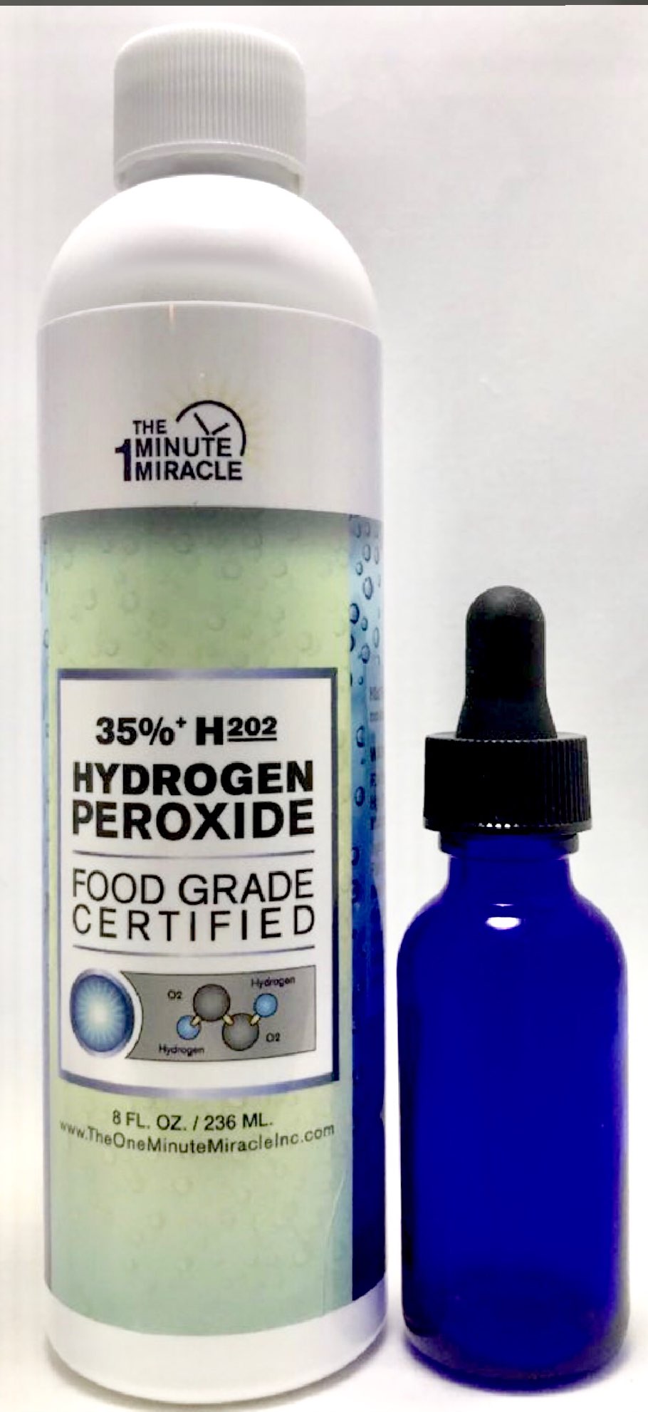 35% Food-Grade H2O2 - 8 Oz Bottle.