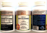 Oxy-Cleanse Colon Cleanser Vegetarian Capsules  - 3 Bottles - 120 Capsules Per Bottle.