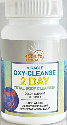 2 Day Total Body Cleanser - Miracle Oxy-Colon Cleanse - Great Weekend Cleanser