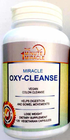Oxy-Cleanse Colon Cleanse and Detox - 120 Vegetarian Capsules - 1 Bottle.