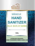 Miracle Hand Sanitizer - 24 Individual 5 ML Packages -Kills 99.9% Germs and Bacterias